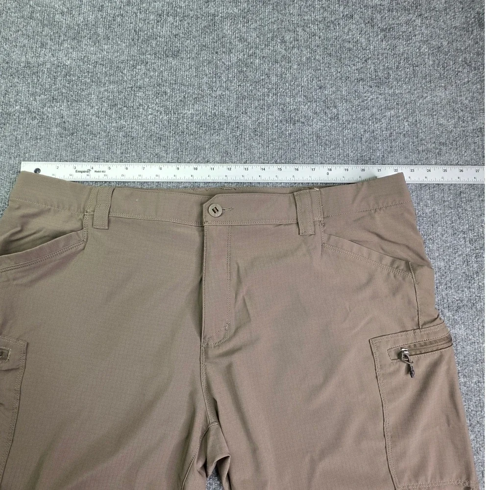 5.11 Tactical Cargo Shorts Mens 44 Brown Ripstop Stretch Utility 73365-367